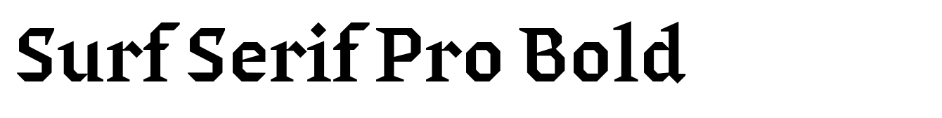 Surf Serif Pro Bold